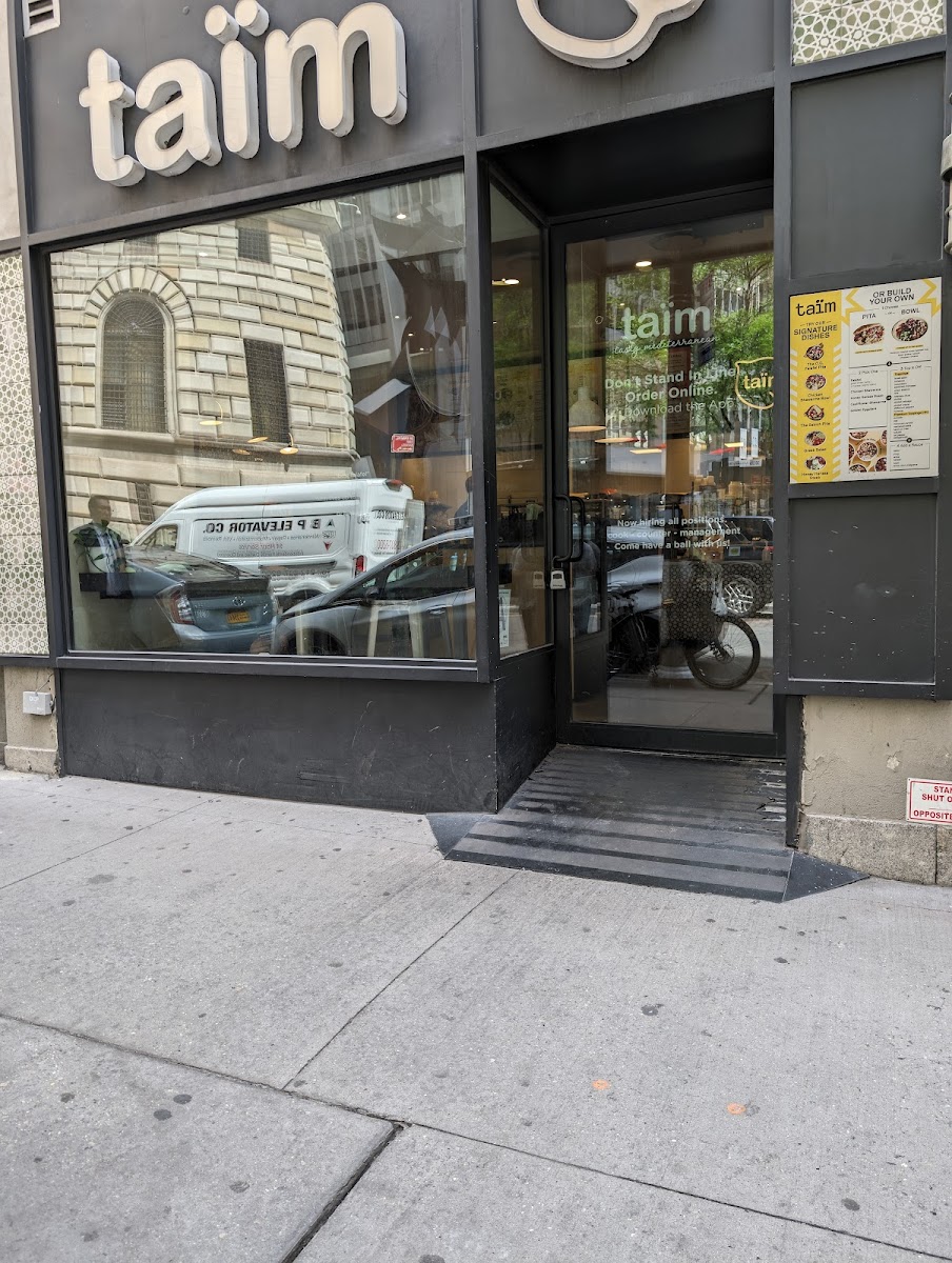 taim mediterranean kitchen - Maiden Lane